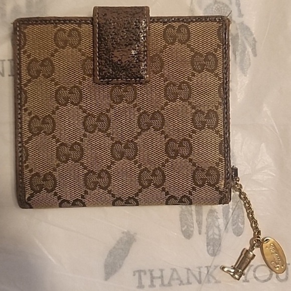 Gucci Vintage Rare wallet w/attached boot charm - Picture 4 of 16